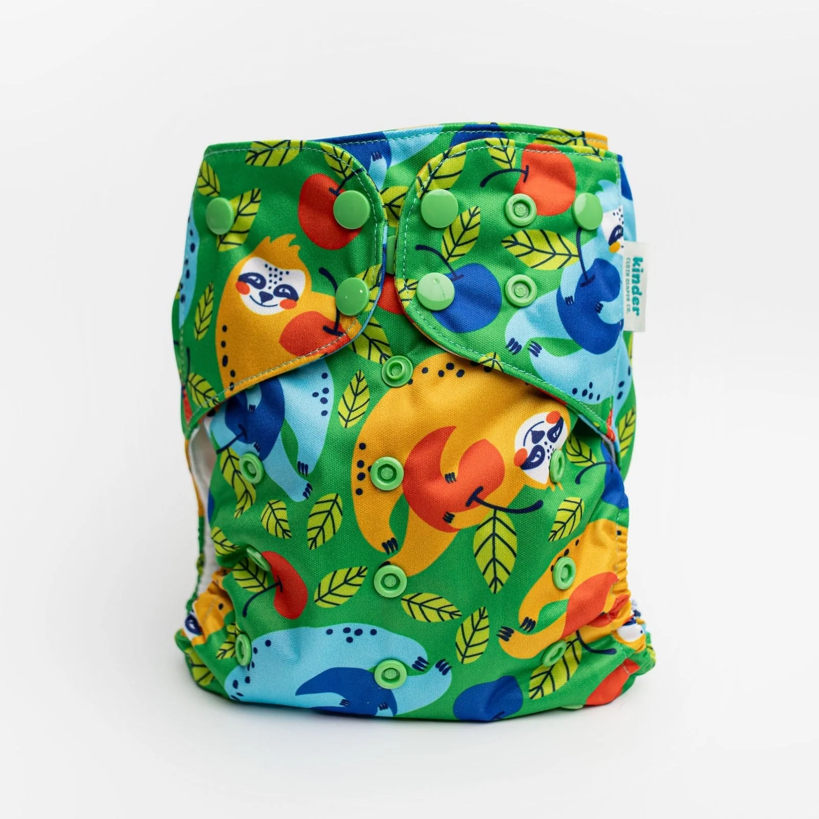 Kinder Cloth Diaper Co. Patterned Basics Pocket Cloth Diaper with Athletic Wicking Jersey