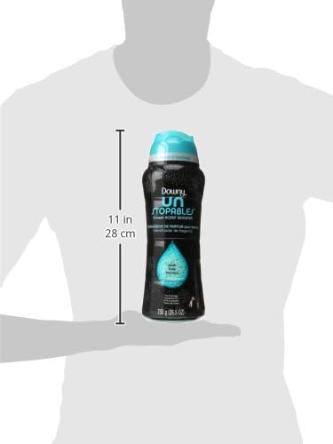 Downy Unstopables In Wash Scent Booster Beads, Fresh Scent, 24 oz, Downy Scent Booster Beads, Unstoppable Laundry Beads, Odor Protection