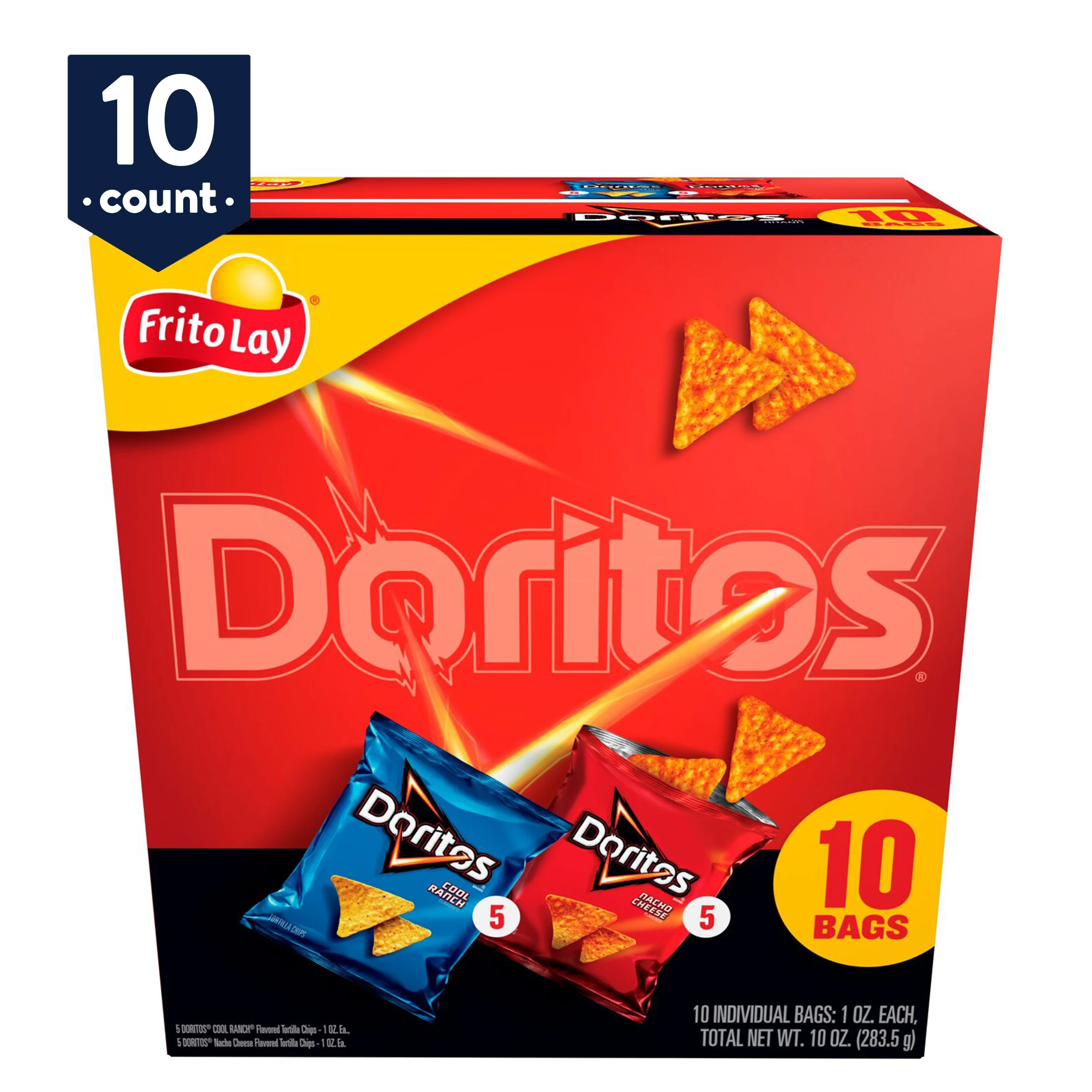 Doritos Tortilla Chips Variety Pack, 1 oz, 10 Count