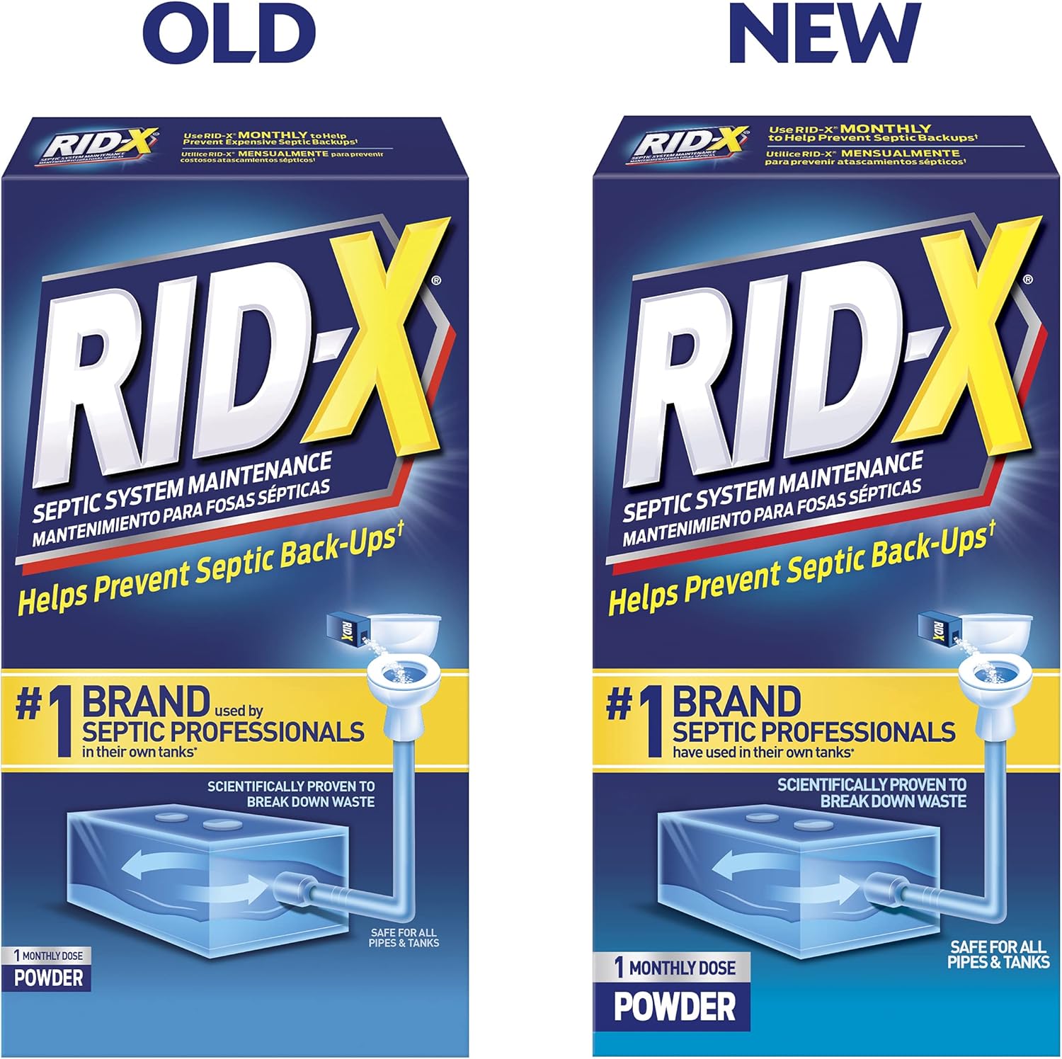 RID-X Septic Treatment, Septic Tank Treatment, 1 Month Supply Of Powder, 9.8 oz