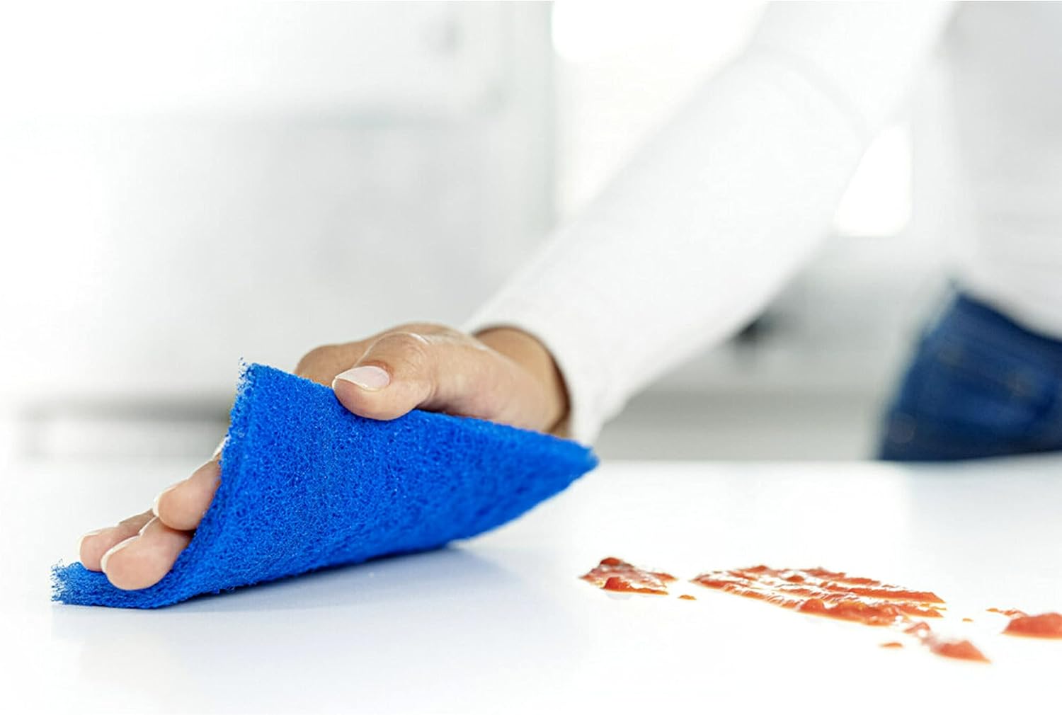 Scotch-Brite Non-Scratch Scour Pads, Scouring Pads for Kitchen and Dish Cleaning, 3 Pads