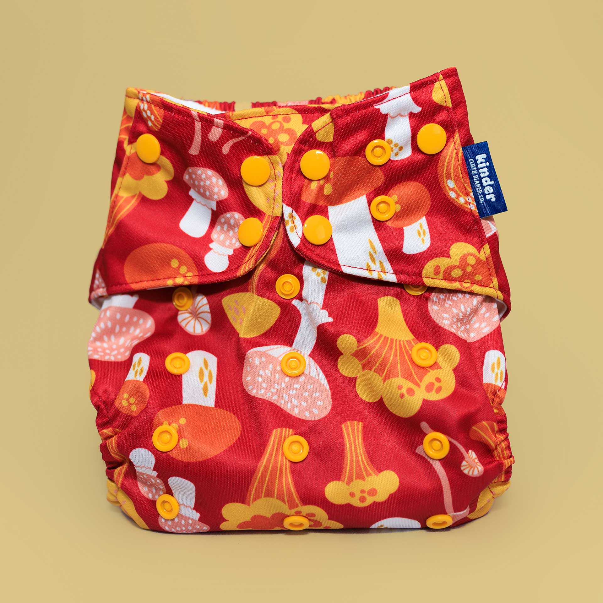 Kinder Cloth Diaper Co. Patterned Basics Pocket Cloth Diaper with Athletic Wicking Jersey