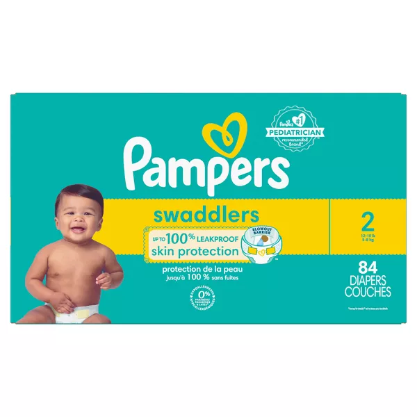 Pampers Swaddlers Diaper Size 2 84 Count