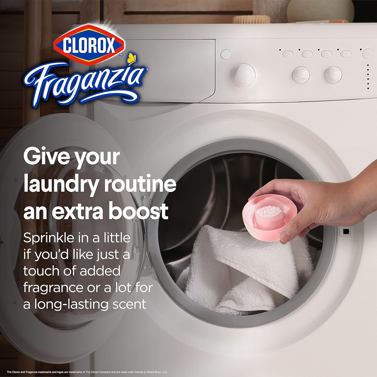 Clorox Fraganzia In-Wash Scent Booster Crystals in Ocean Scent, 18 Oz Twin Pack | Laundry Scent Booster Crystals | In-wash Scent Booster for Fresh Laundry in Ocean Scent 18 Ounce Twin Pack, 36oz