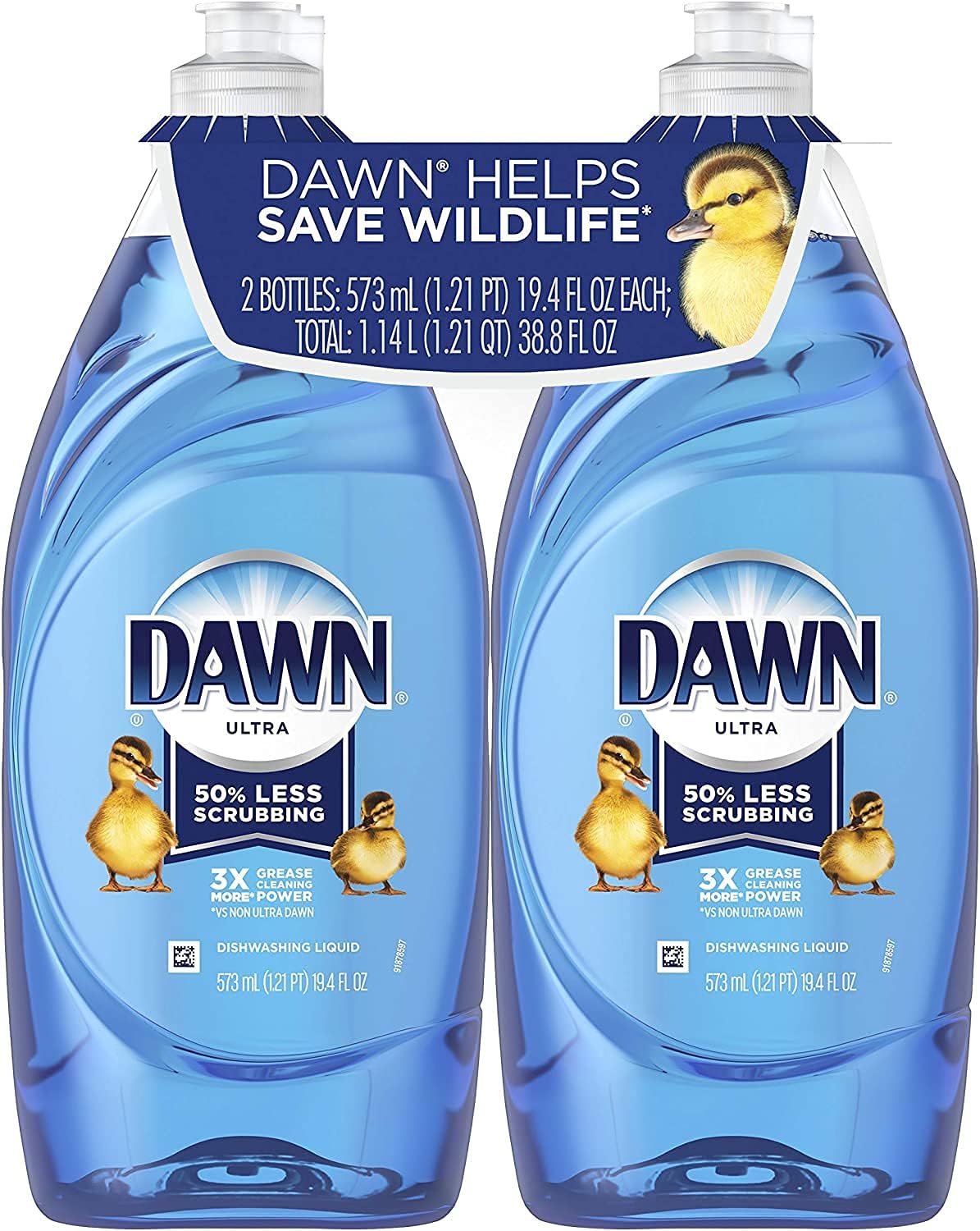 Dawn Dish Soap Ultra Dishwashing Liquid, Dish Soap Refill, Original Scent, 56 Fl Oz (Pack of 2)
