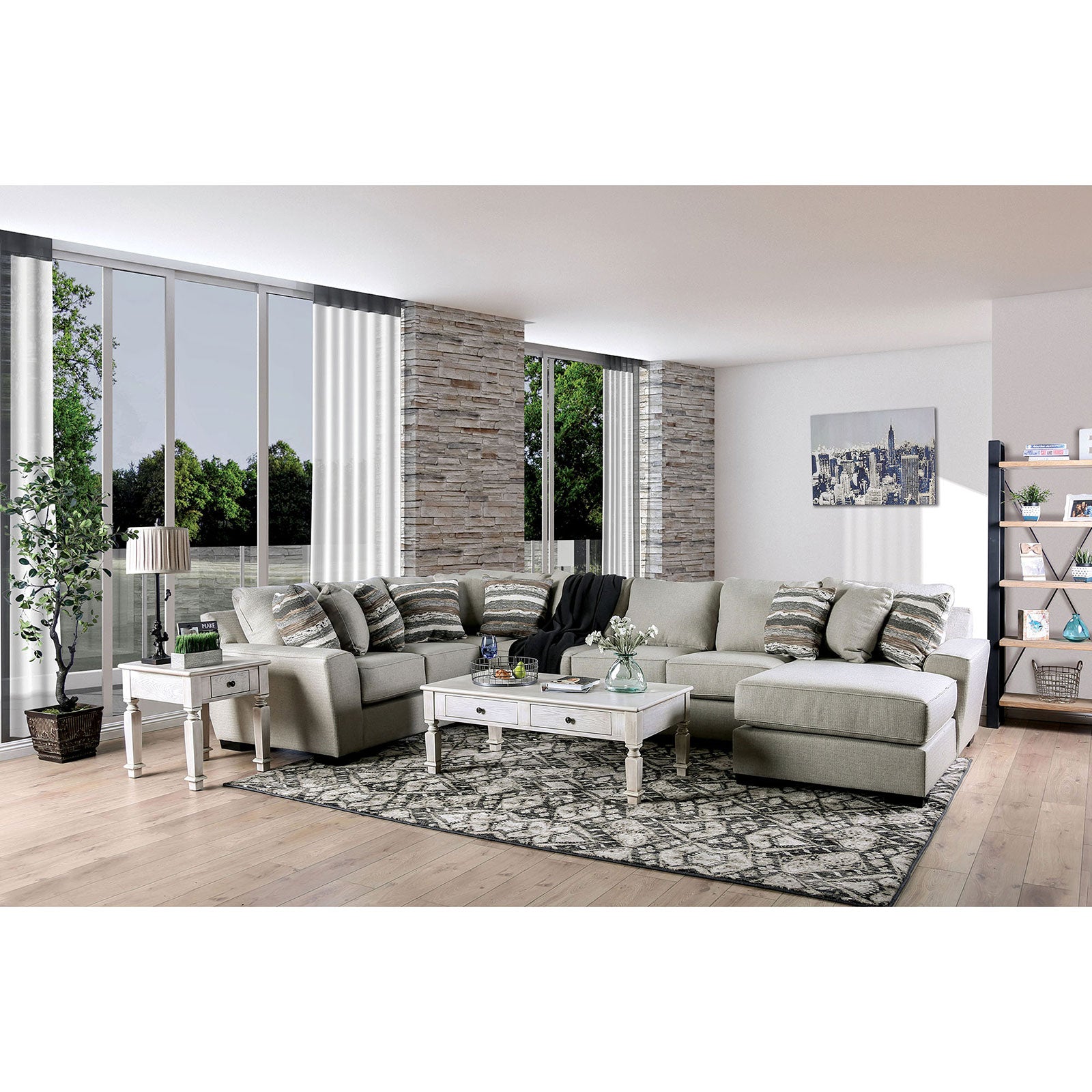 Colstrip Beige Sectional