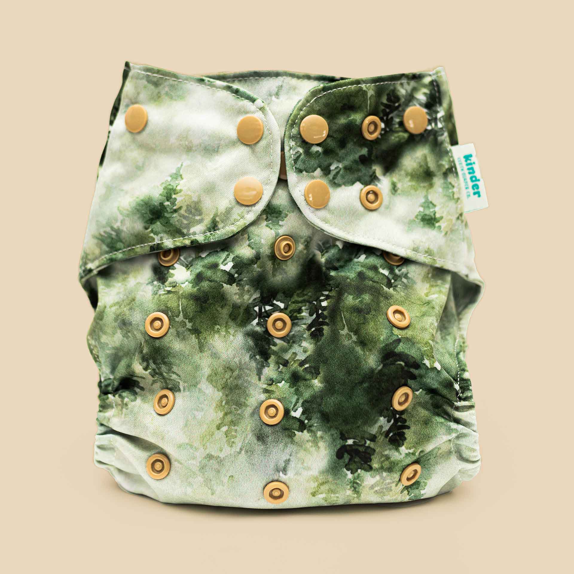 Kinder Cloth Diaper Co. Patterned Pocket Cloth Diaper with Athletic Wicking Jersey