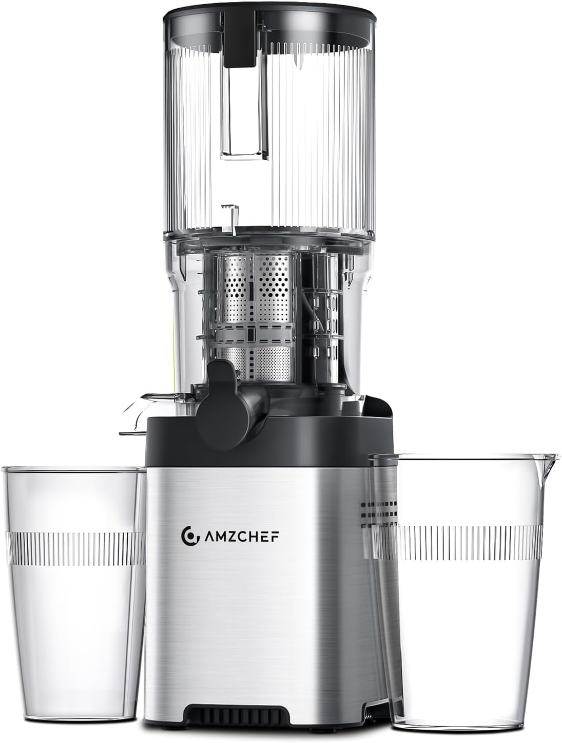 AMZCHEF Cold Press Juicer, Juicer Machines - 5.2