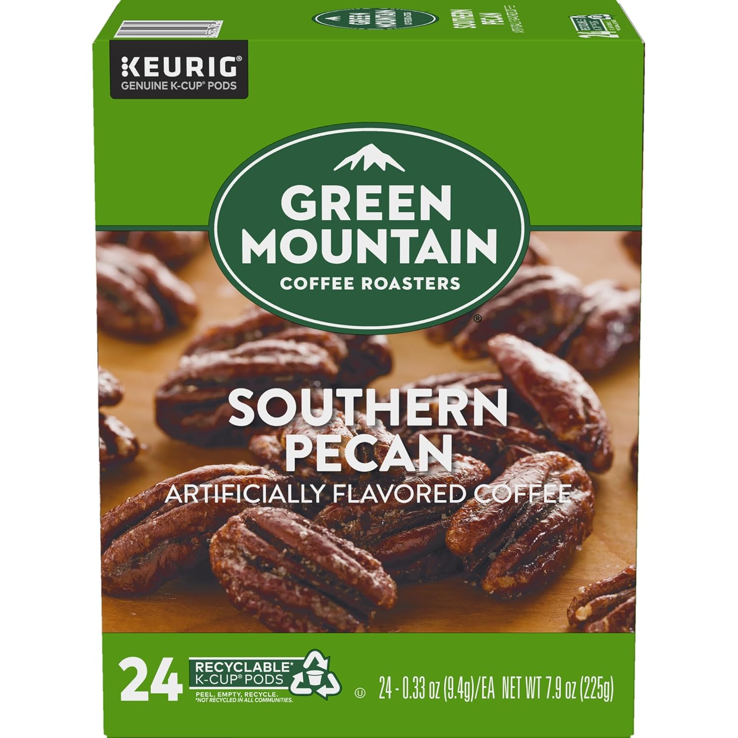 Green Mountain Coffee Roasters Caramel Vanilla Cream Keurig Single-Serve K-Cup pods, Light Roast Coffee, 72 Count (6 Packs of 12)