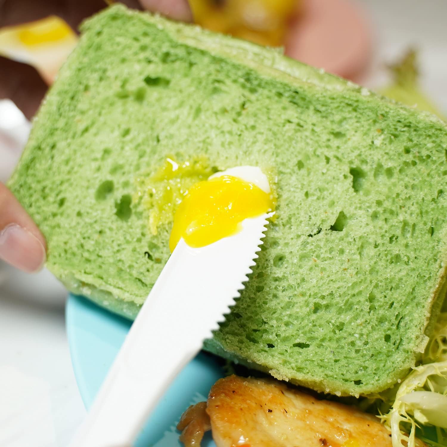 POSATE Heavy Weight Plastic Forks, Clear Disposable, 100 Count