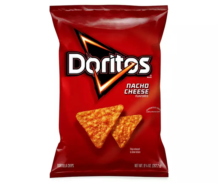 Doritos Tortilla Chips Nacho Cheese Flavored 9 1/4 Oz
