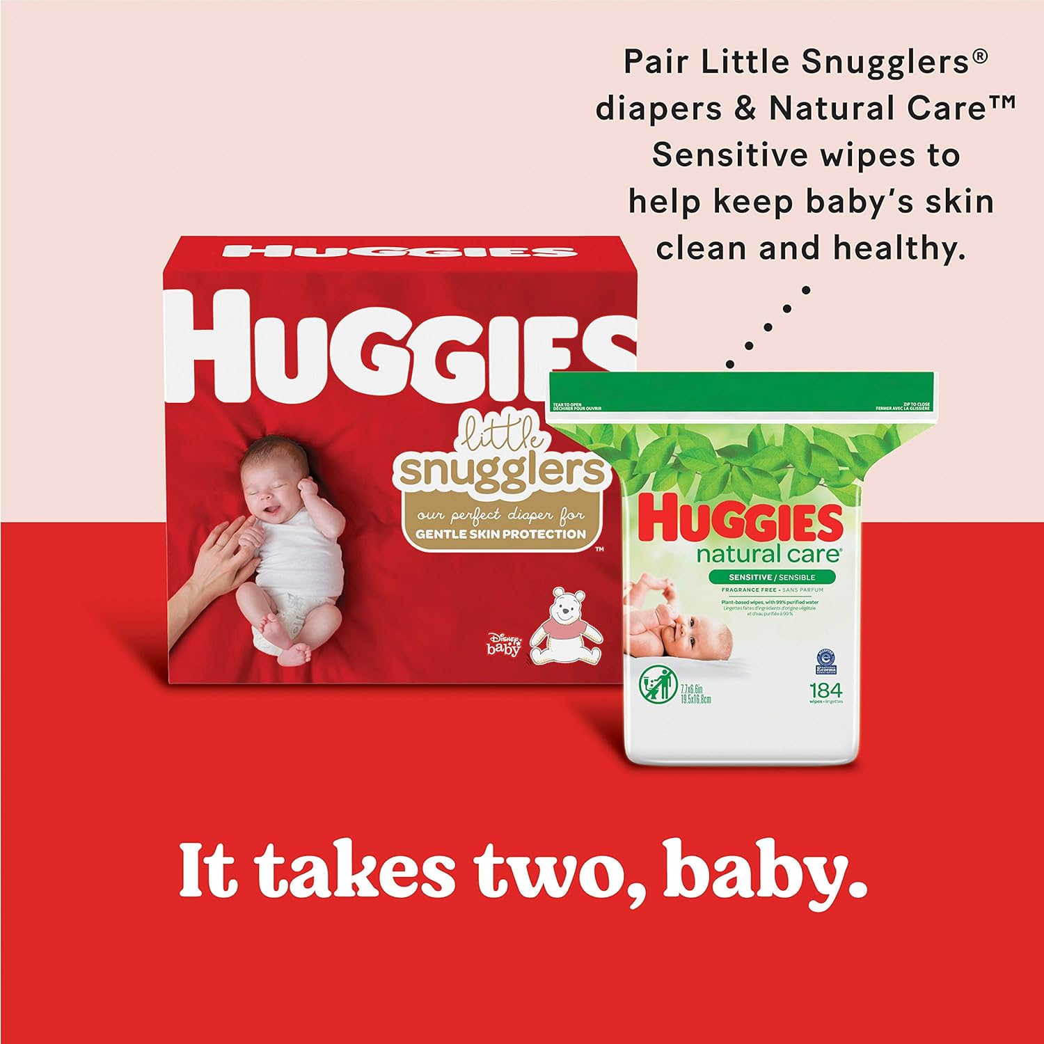 Huggies Size 1 Diapers, Little Snugglers Diapers, Size 1 (8-14 lbs), 198 Ct (6 packs of 33)