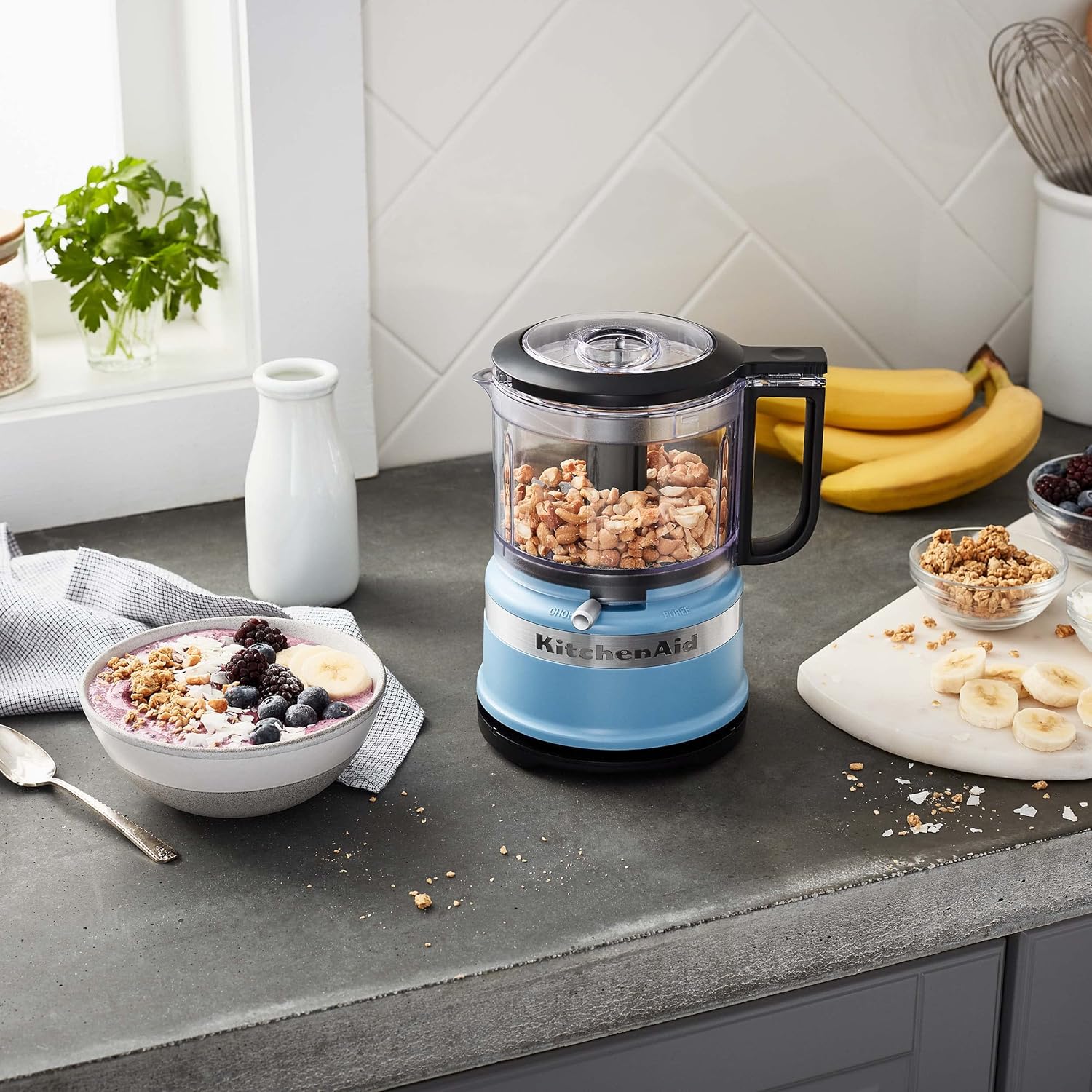 KitchenAid KFC3516ER 3.5 Cup Food Chopper, Empire Red