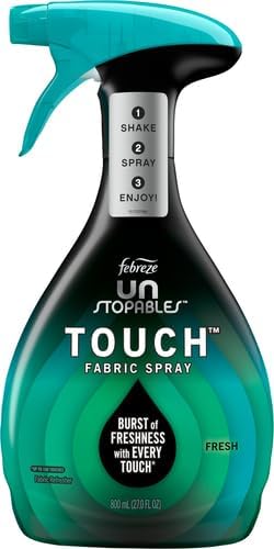 Febreze Unstopables Touch Fabric Spray and Odor Fighter, Fresh & Breeze, 16.9 oz, Pack of 2
