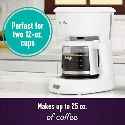 Mr. Coffee® 5-Cup Mini Brew Switch Coffee Maker, Black