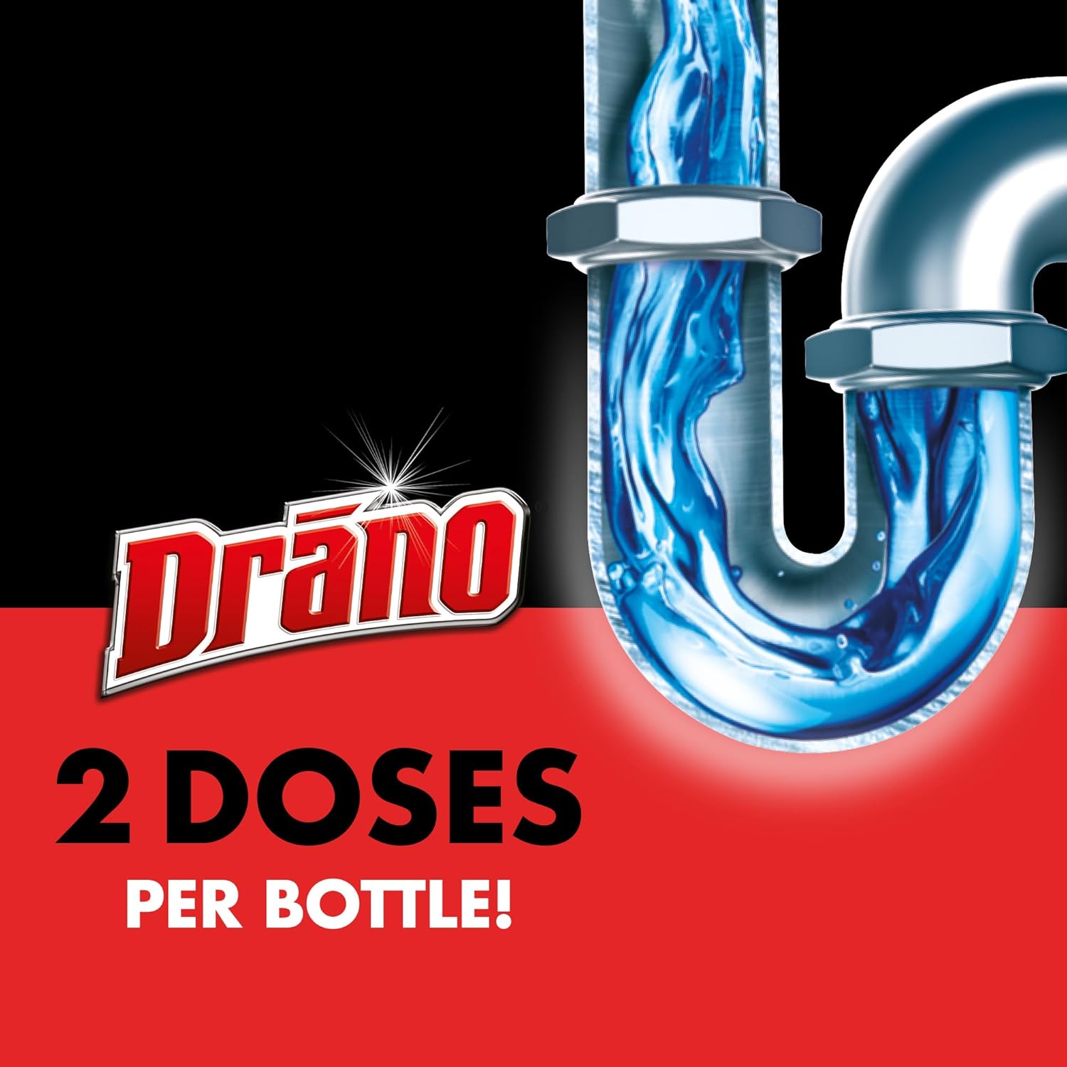 Drano Max Gel Drain Clog Remover and Cleaner for Shower or Sink Drains, Unclogs and Removes Hair, Soap Scum and Blockages, 80 Oz