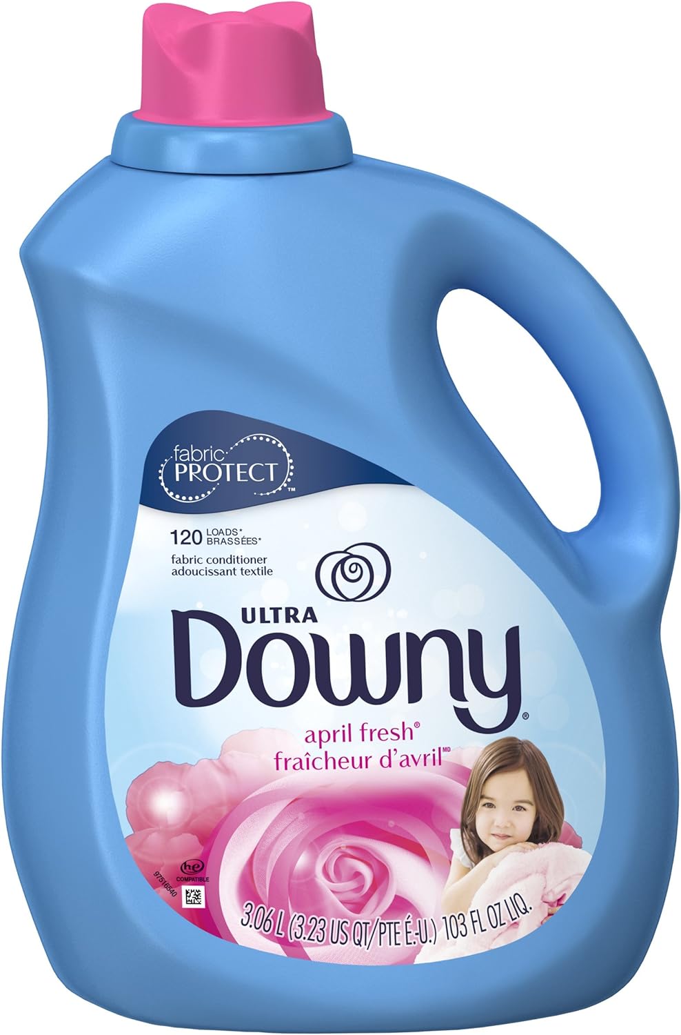 Downy Ultra Laundry Fabric Softener Liquid, April Fresh Scent, 168 Total Loads (Pack of 3)