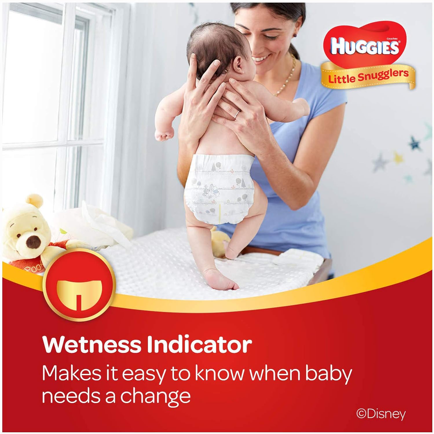 Huggies Size 1 Diapers, Little Snugglers Diapers, Size 1 (8-14 lbs), 198 Ct (6 packs of 33)