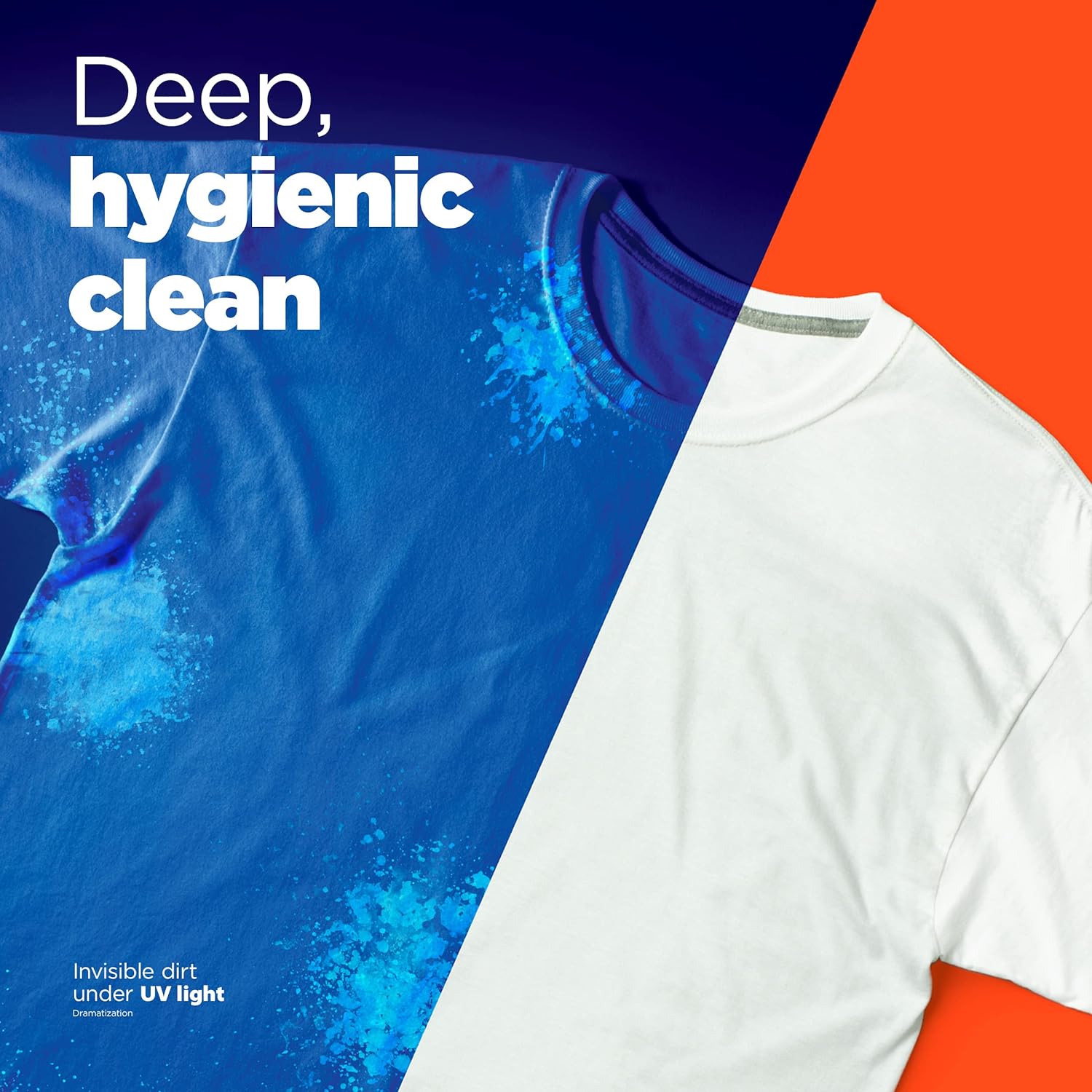 Tide Hygienic Clean Heavy 10x Duty Power PODS Laundry Detergent Pacs For Visible and Invisible Dirt, Spring Meadow Scent, 45 Count