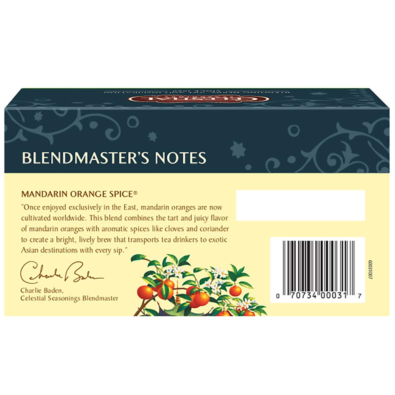 Celestial Seasonings Bengal Spice Herbal Tea, Caffeine Free, 20 Tea Bags Box, (Pack of 6)