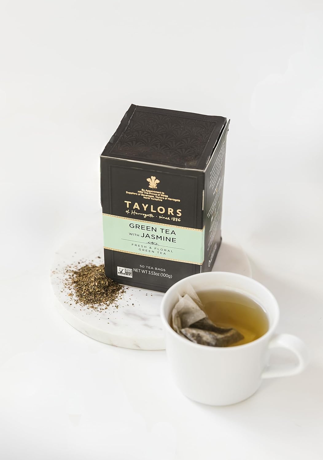 Taylors of Harrogate Organic Peppermint Herbal Tea, 50 Count