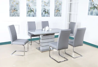 Chantelle Extending Dining Table and 6 Chairs Set