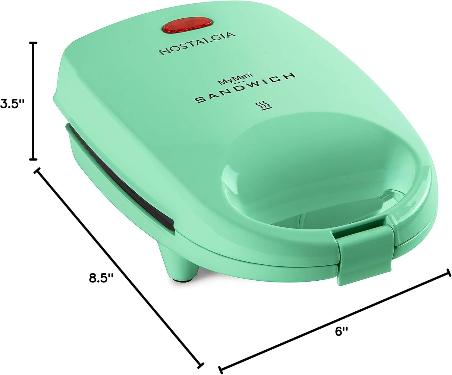 Nostalgia MyMini Personal Electric Skillet & Rapid Noodle Maker, Perfect For Healthy Keto & Low-Carb Diets, Yellow