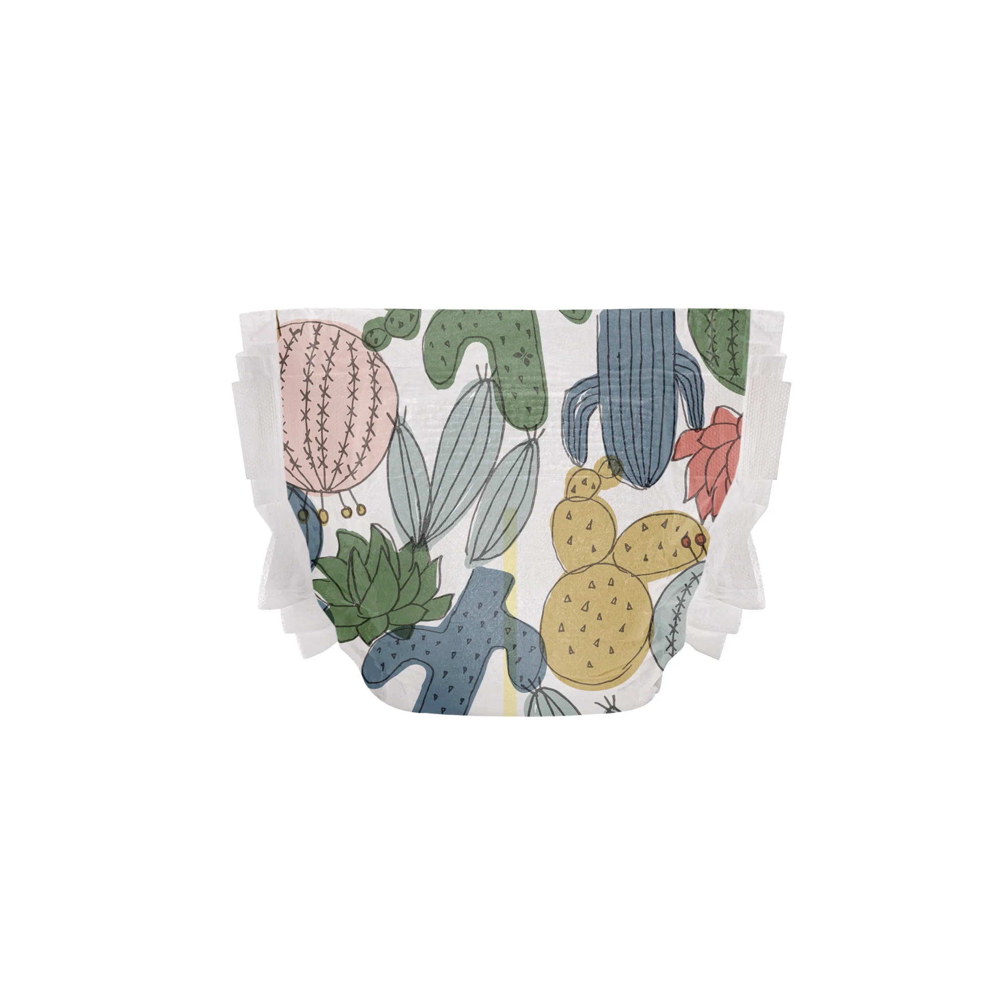The Honest Company Club Box Size 4 60Ct Tie Dye Cactus Cuties