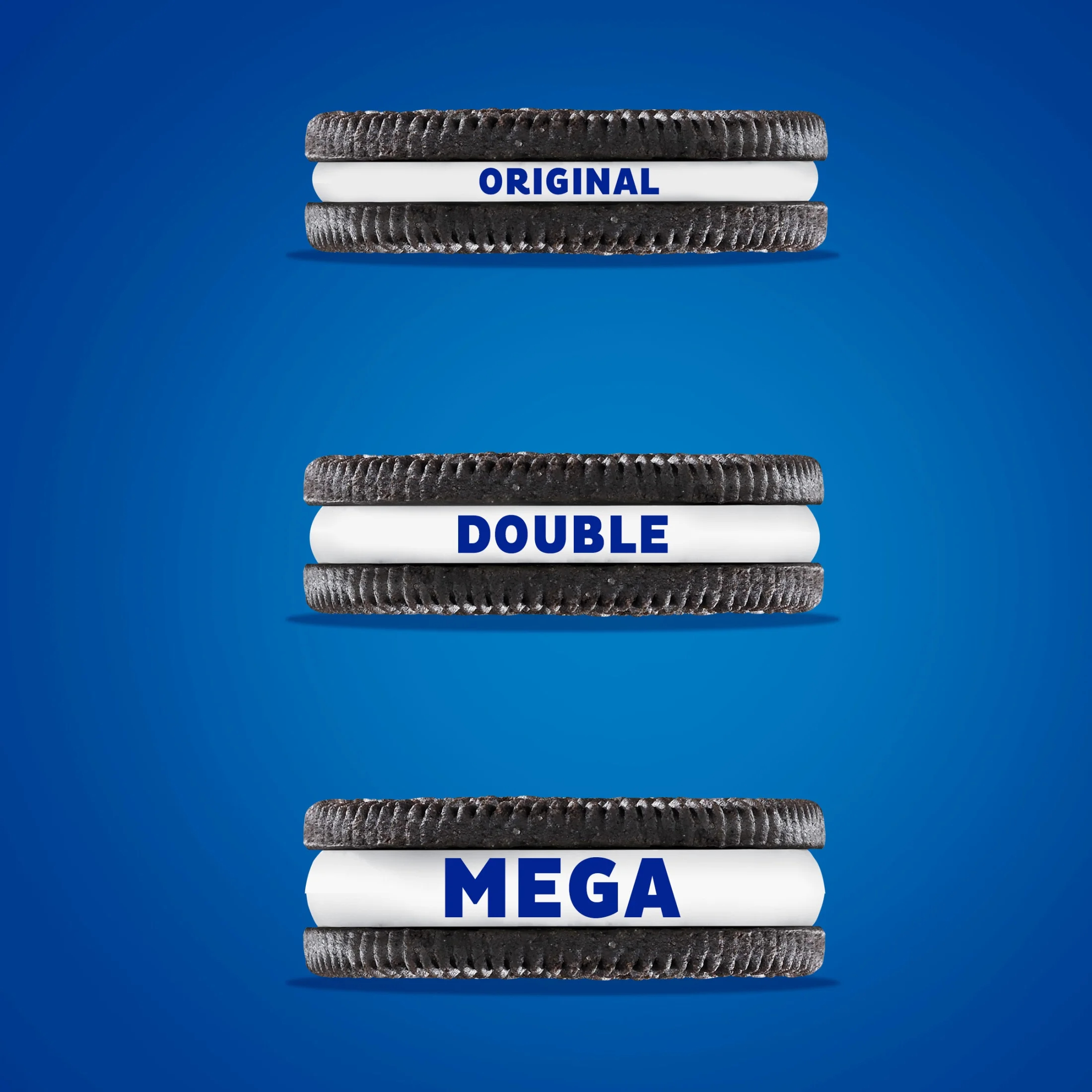 (3 pack) OREO Mega Stuf Chocolate Sandwich Cookies, Party Size, 1 lb 9.35 oz