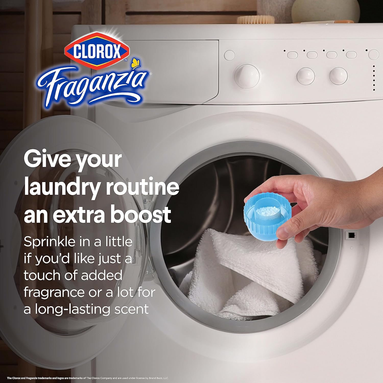 Clorox Fraganzia In-Wash Scent Booster Crystals in Ocean Scent, 18 Oz Twin Pack | Laundry Scent Booster Crystals | In-wash Scent Booster for Fresh Laundry in Ocean Scent 18 Ounce Twin Pack, 36oz