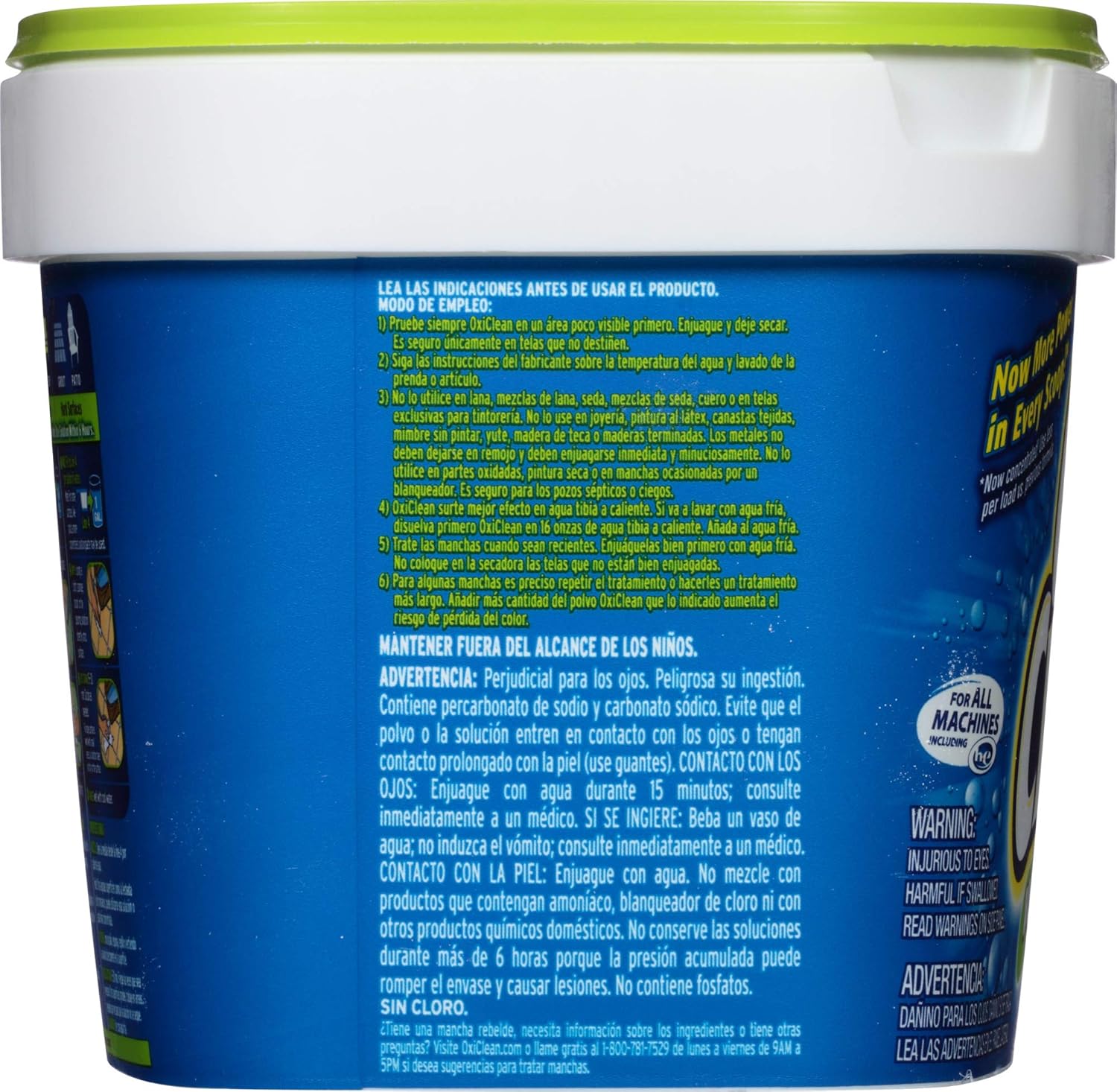 OxiClean Free Versatile Stain Remover Powder, 3 lb