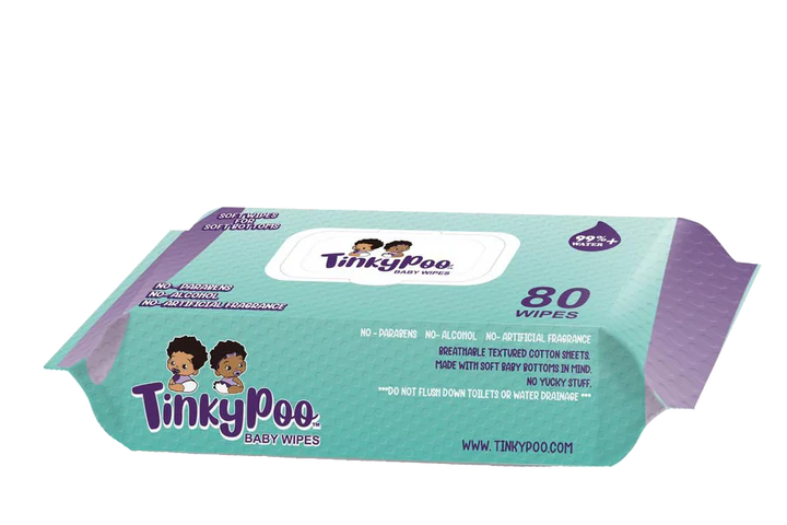 TinkyPoo Baby Wipes 1 pack (80 wipes)