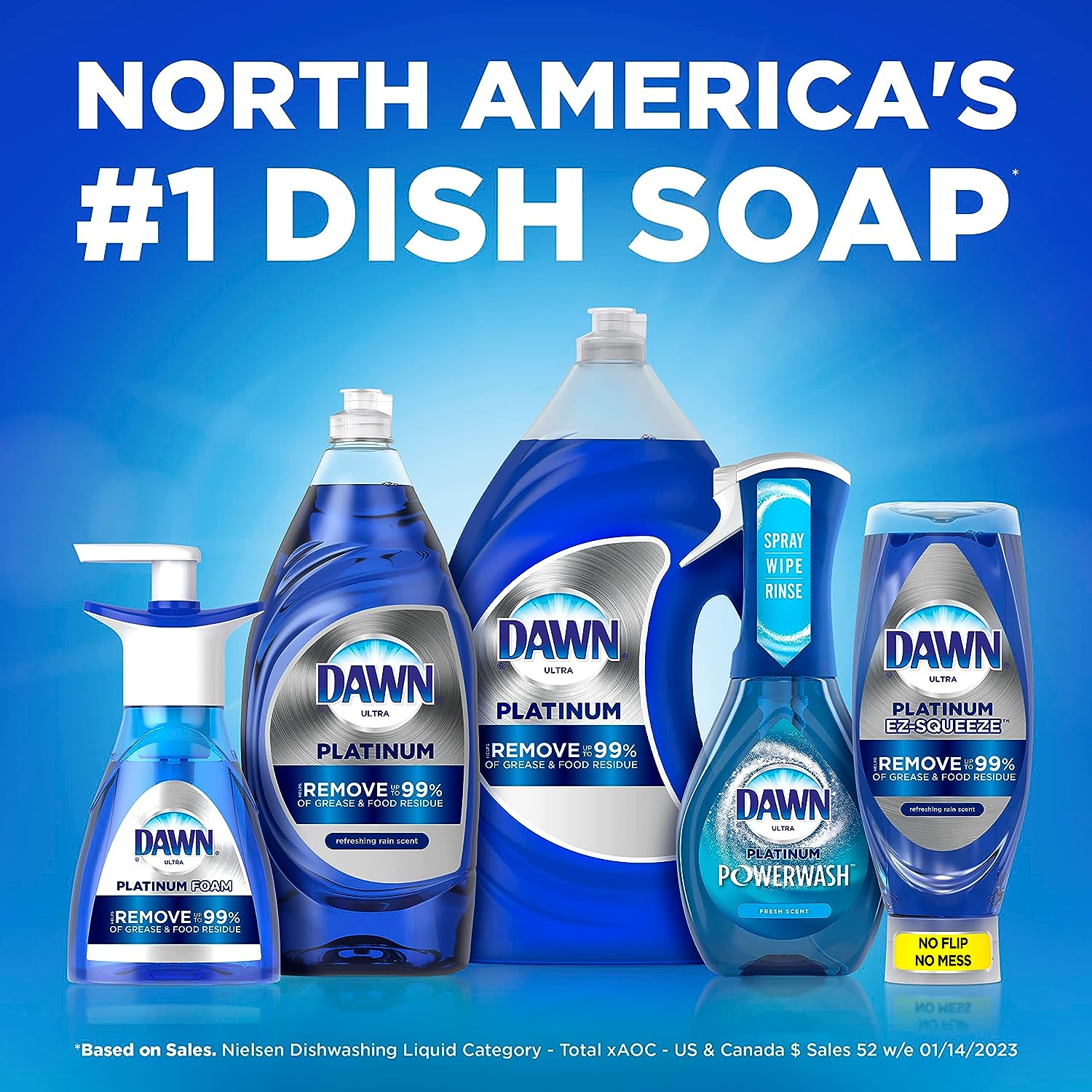 Dawn Platinum Powerwash Dish Spray, Dish Soap, Apple Scent, 16oz
