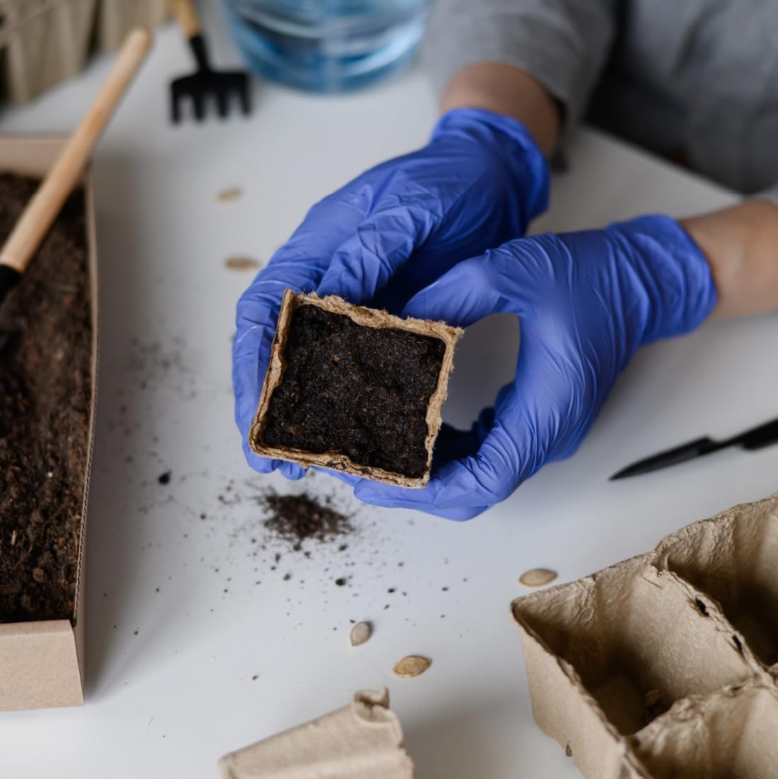 ForPro Professional Collection Disposable Nitrile Gloves, Chemical Resistant, Powder-Free, Latex-Free, Non-Sterile, Food Safe, 4 Mil, Black, Large, 100-Count