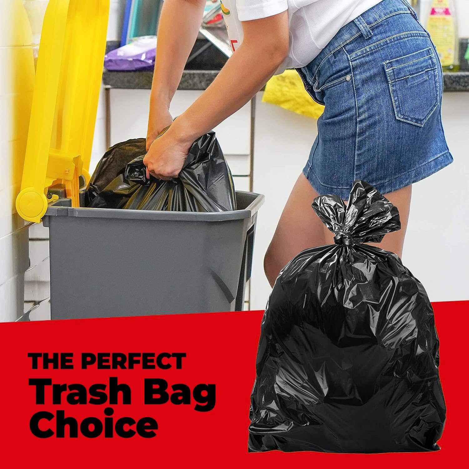 ToughBag 30-33 Gallon Trash Bags, 32 x 38