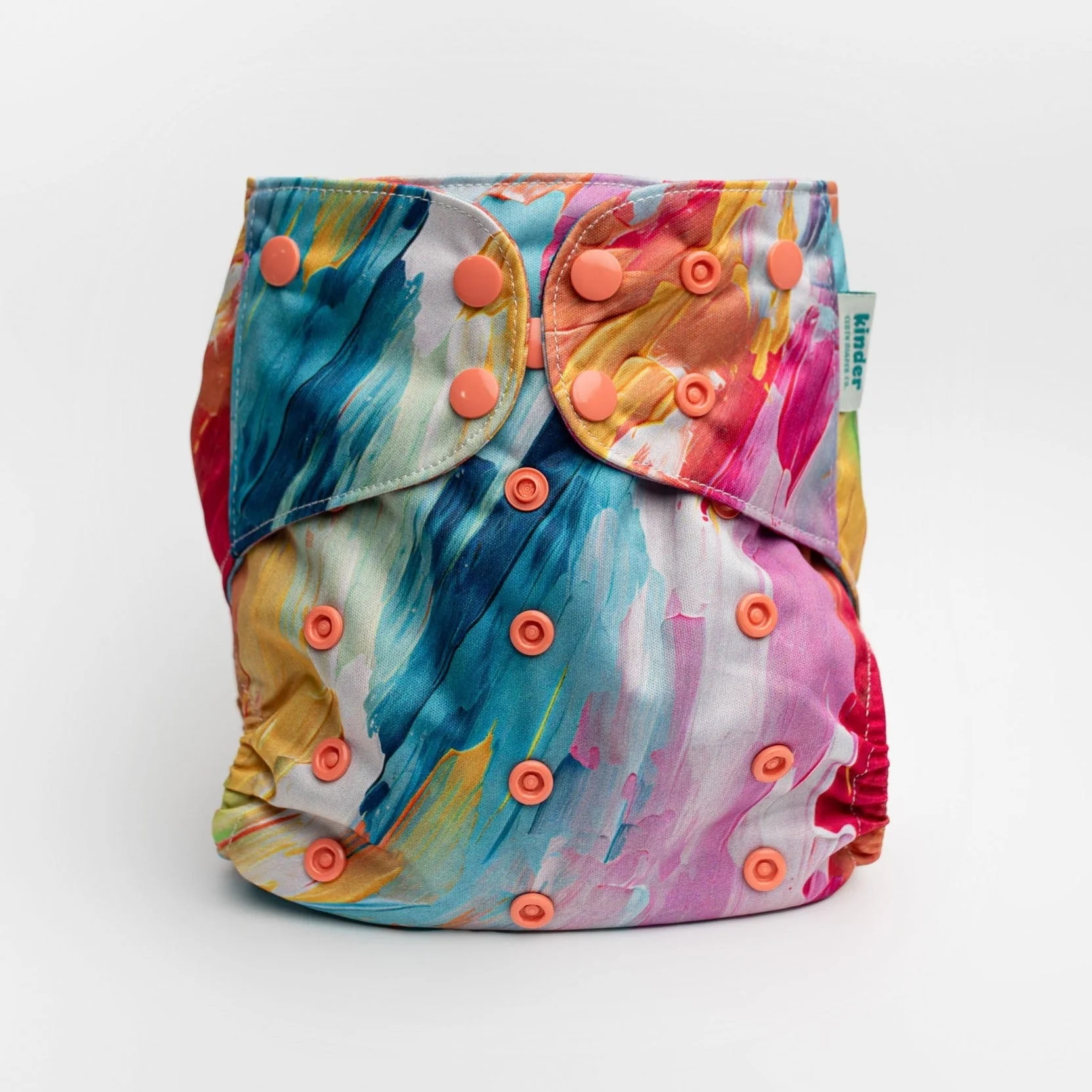 Kinder Cloth Diaper Co. Marble Pocket Cloth Diaper with Athletic Wicking Jersey