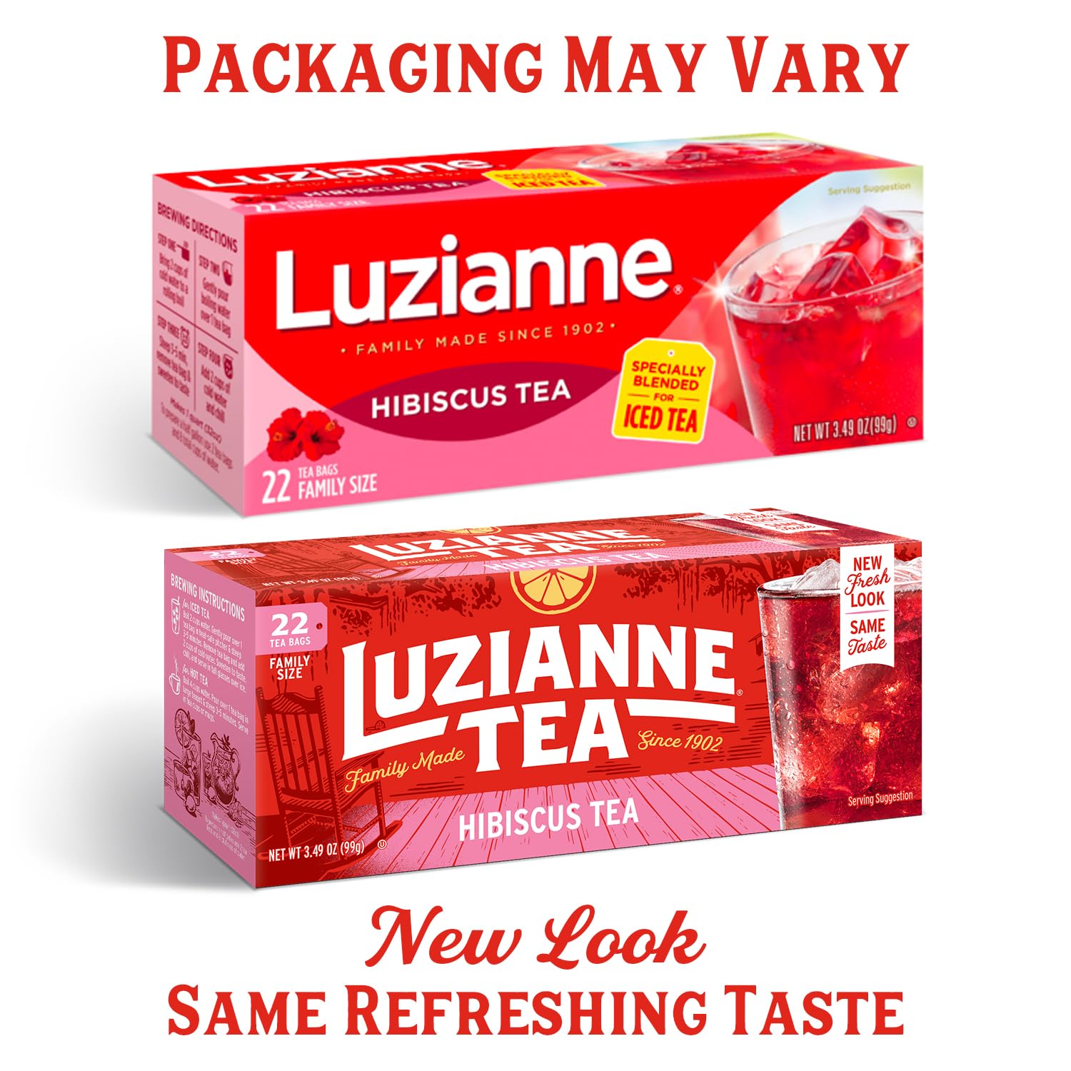 Luzianne Unsweetened Iced Tea Bags, Gallon Size, 24ct Box (Pack of 1)