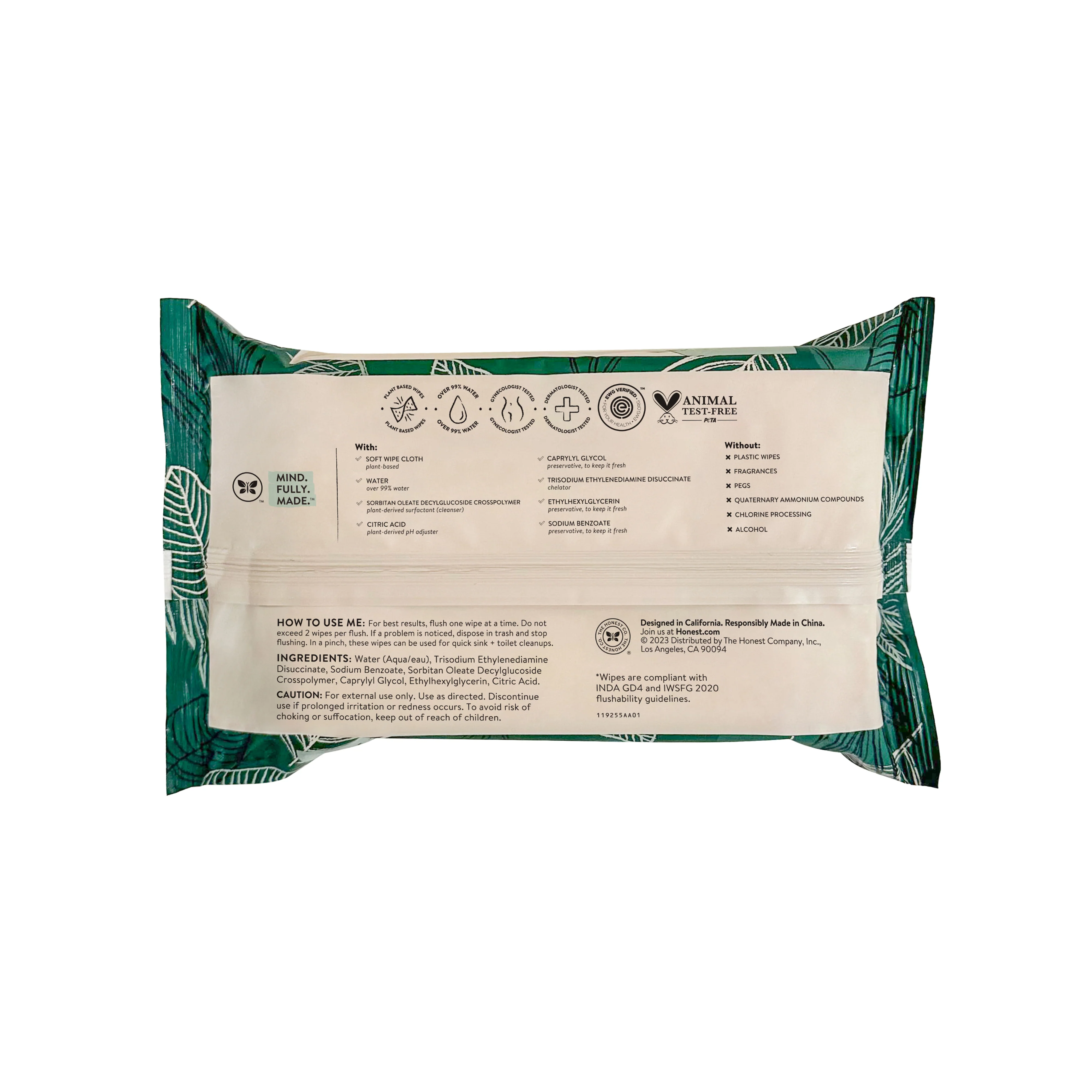 The Honest Company Flushable Wipes