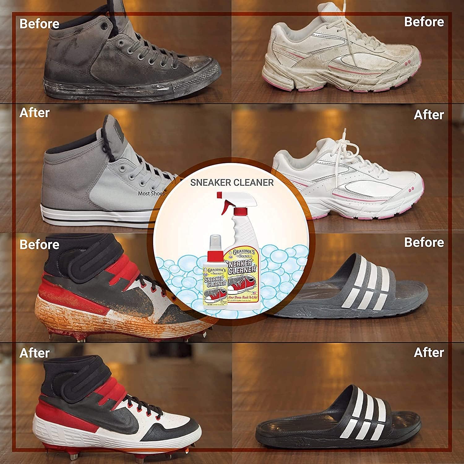 Grandma's Secret Spot Remover Laundry Spray - Chlorine, Bleach and Toxin-Free for Clothes - Fabric Stain Remover Removes Oil, Paint, Blood and Pet Stains - 16 oz & 2 oz Combo, DuoPack