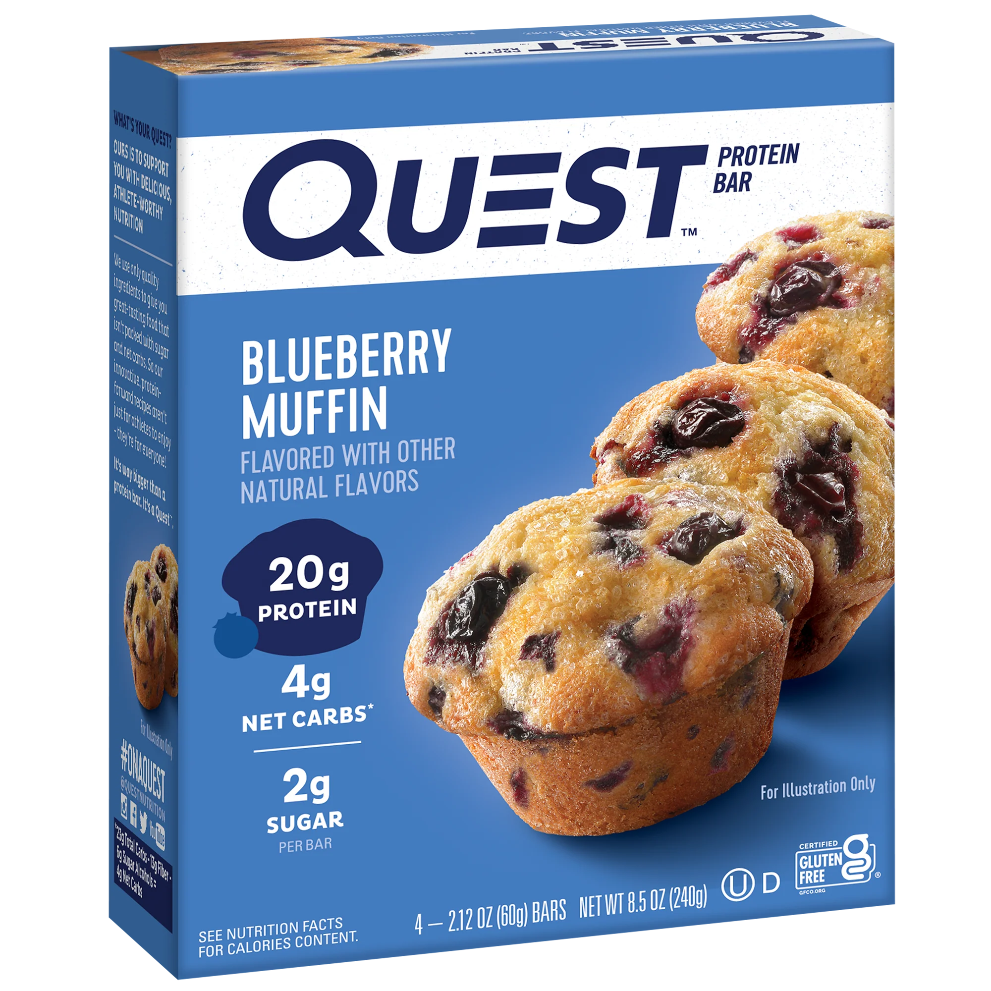 Blueberry Muffin Protein Bars