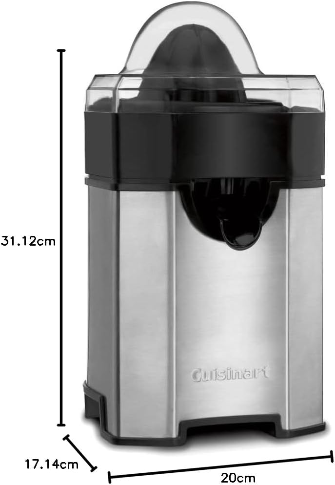 Cuisinart CCJ-500P1 Pulp Control Citrus Juicer, 1, Black/Stainless
