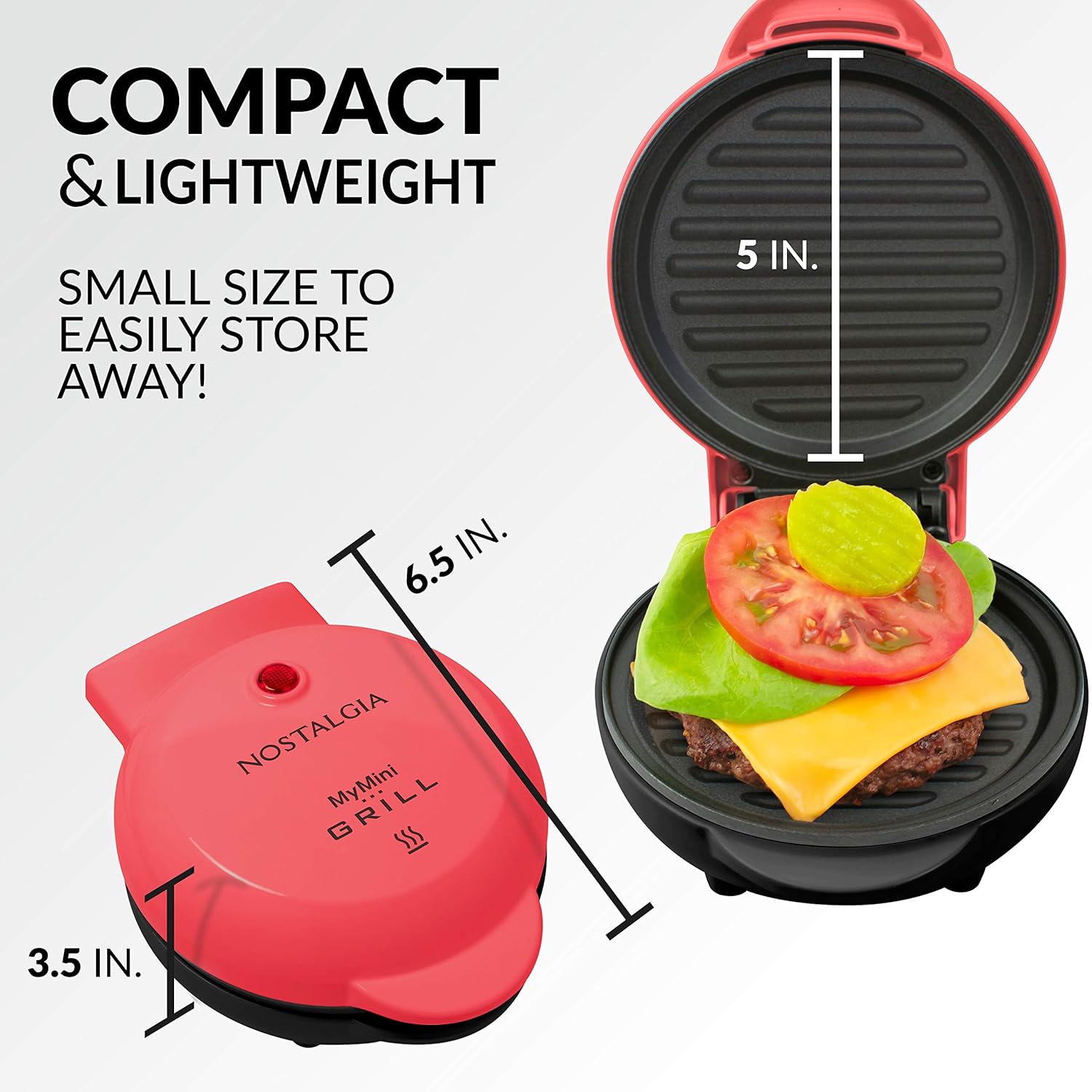 Nostalgia MyMini Personal Electric Skillet & Rapid Noodle Maker, Perfect For Healthy Keto & Low-Carb Diets, Yellow