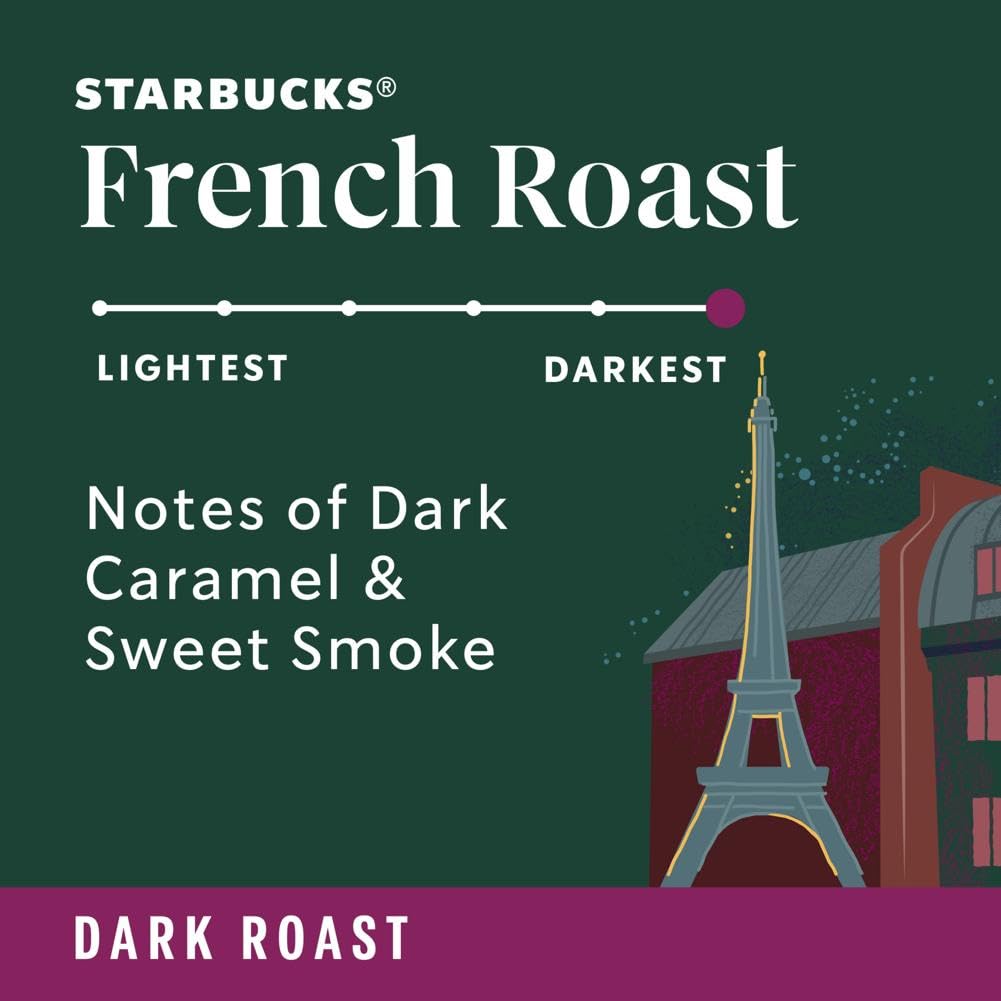 Starbucks Whole Bean Coffee, Dark Roast Coffee, Espresso Roast, 100% Arabica, 1 bag (40 oz)