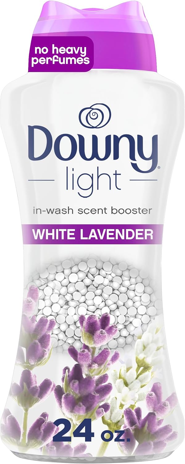Downy Light In Wash Scent Booster Beads, Ocean Mist Scent, 24 oz, Downy Scent Booster Beads, Laundry Beads, No Heavy Perfumes