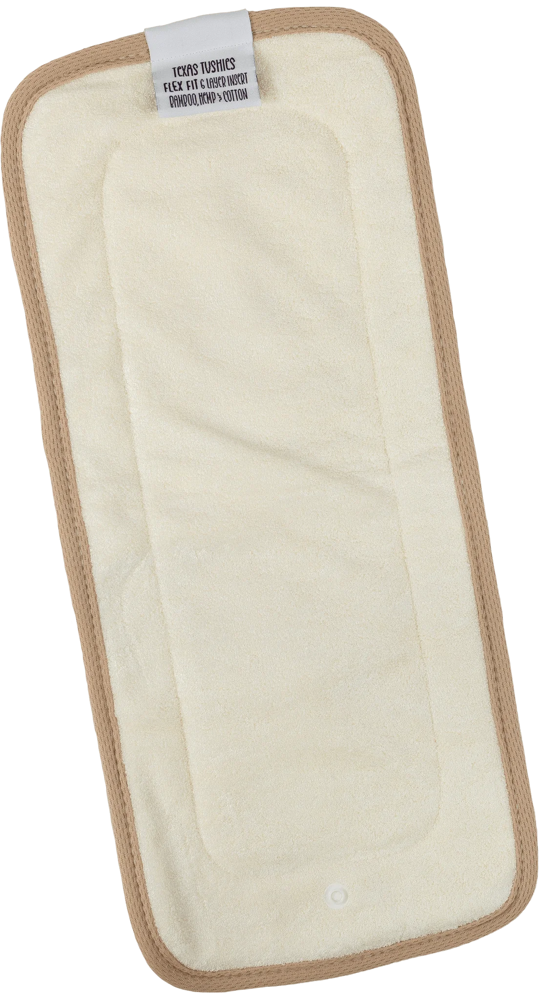 Texas Tushies Flex Fit - 6 layer Natural Fiber Cloth Diaper Insert