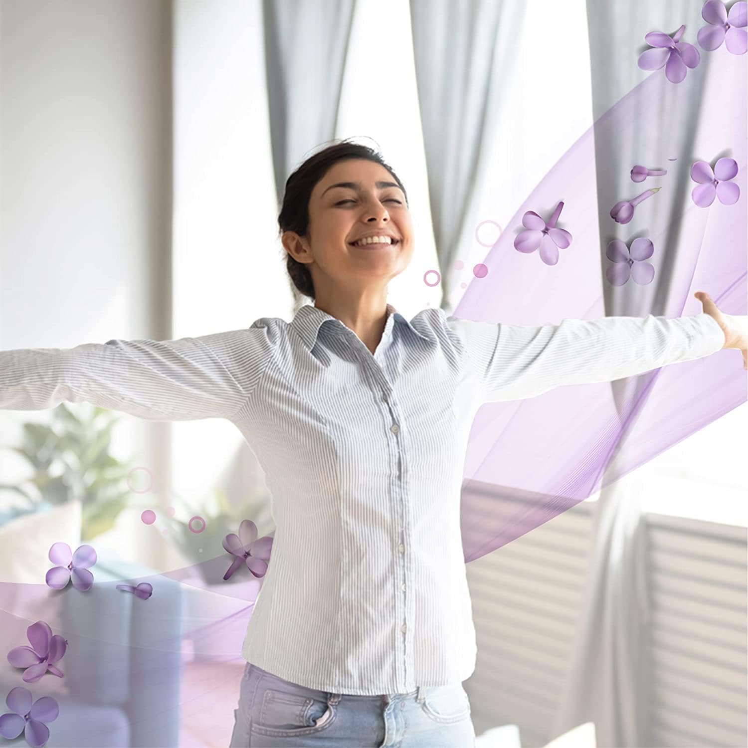 O-Cedar EasyWring Microfiber Spin Mop, Bucket Floor Cleaning System, Red, Gray, Standard