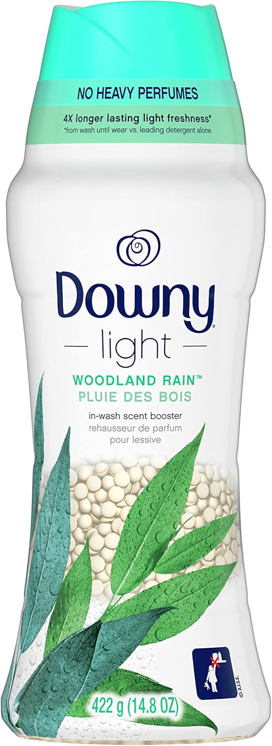 Downy Light In Wash Scent Booster Beads, Ocean Mist Scent, 24 oz, Downy Scent Booster Beads, Laundry Beads, No Heavy Perfumes