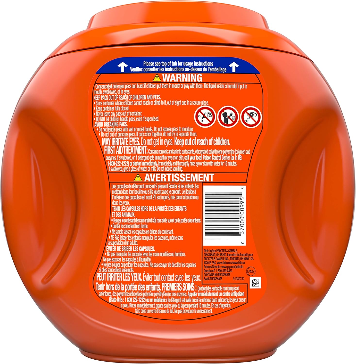 Tide PODS Laundry Detergent Pacs, Original Scent, 112 Count, Powerful 3-in-1 Clean in one Step, HE Compatible