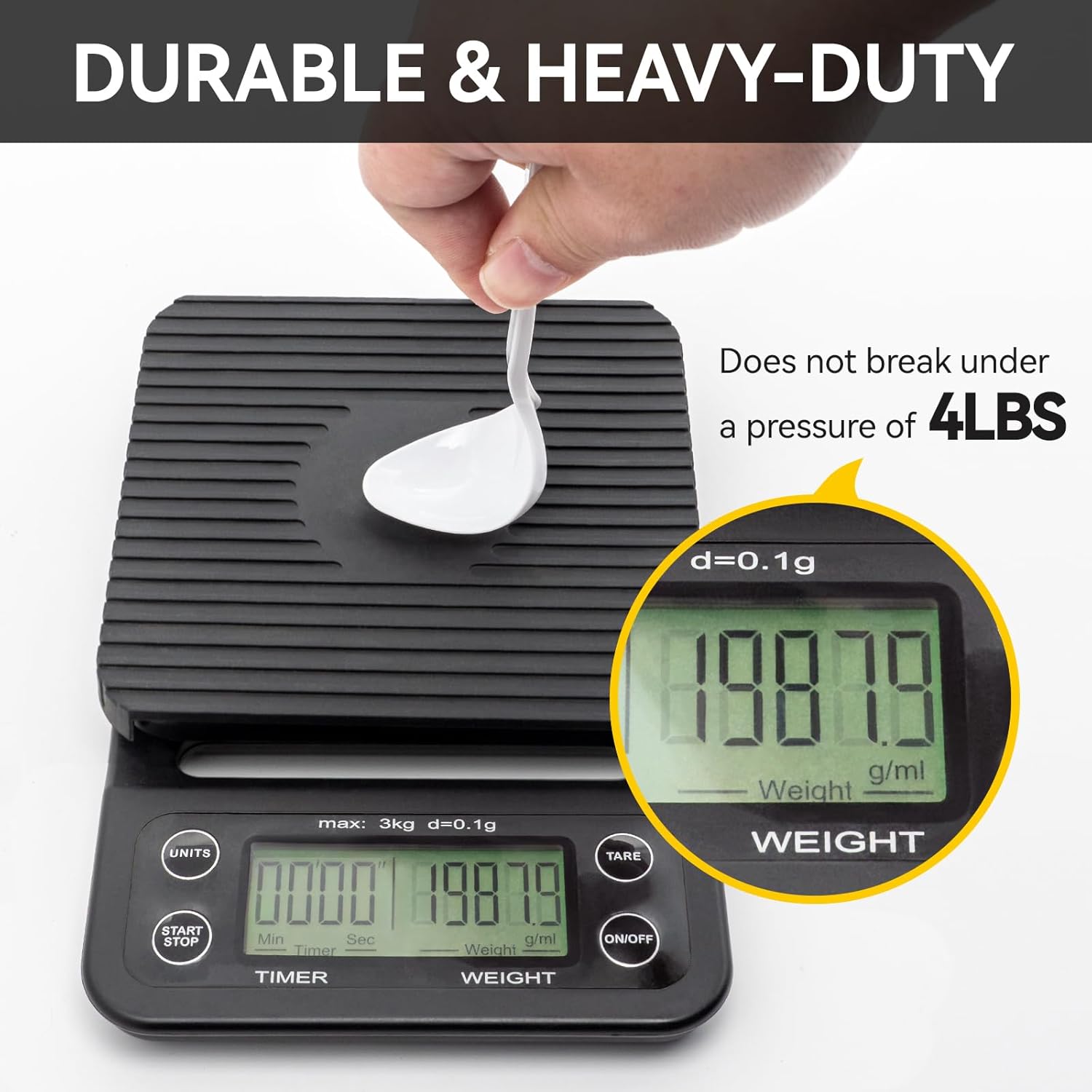 POSATE Heavyweight Plastic Spoons, Clear, 100 Count