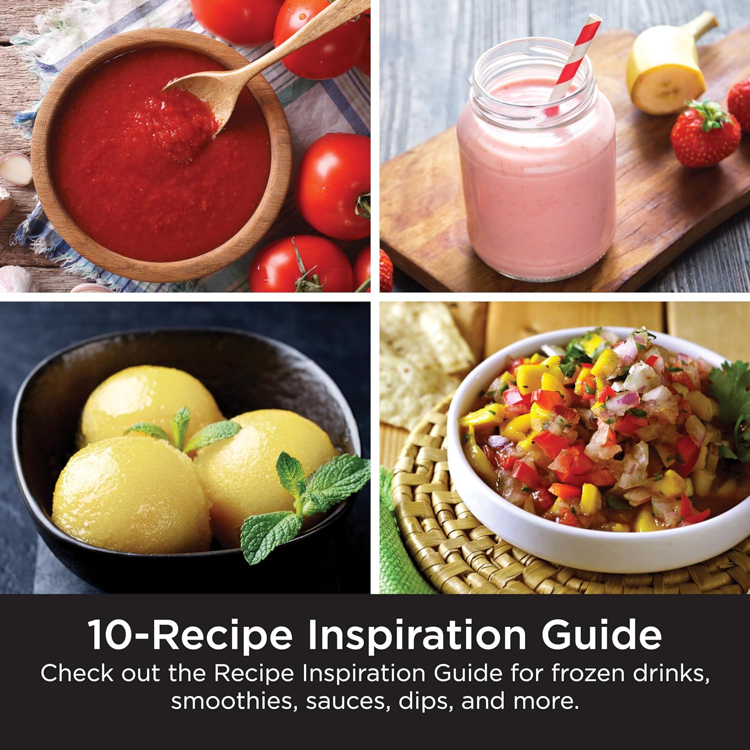 Ninja Blender, For-Smoothies, Salsa, Shakes, Slush, and-Frozen Drinks, Blender, Pitcher, and-Lid, Blender for-Kitchen, Crushes Ice, Fruit, and-Veggies, 1000-Watt, Dishwasher Safe, Black, NJ601AMZ​